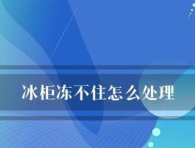 冰柜放东西不冻的原因及解决方法（探究冰柜放东西不冻的原因）